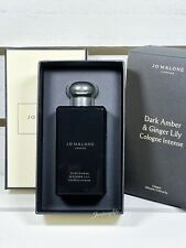 Jo Malone Dark Amber & Ginger Lily Cologne Intense,Large Size 3.4oz/100mL,NEW picture