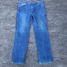 VTG Wrangler 936DEN Cowboy Cut Slim Fit Mens Jeans 36x32 (35x31) USA Light Wear picture