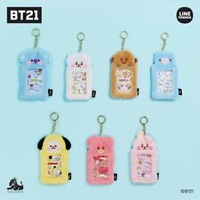 BT21 Photo Id Badge Card Holder ver.2 Fluffy LINE FRIENDS X BTS Photocard Charm picture