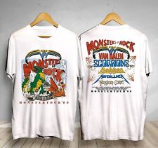 Vintage Monsters of Rock Tour 1988 T-Shirt Vintage Tour Concert Halen Van Gift P picture