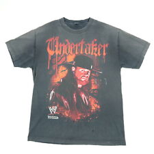 Vintage Undertaker Deadman Inc Wrestling T-Shirt Sun Faded Black WWE L RARE picture