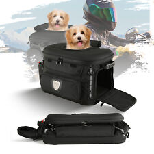 Motorcycle Dog Cat Carrier, Portable Pet Carrier Weather-Proof Pet Travel Crate picture