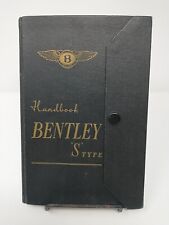 Bentley S Type Handbook Number XVIII 18 1931 Original Manual Book Silver Cloud picture