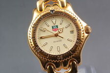 [Exc+5] Vintage TAG Heuer S/el S94.706M Ivory Dial Gold Plated Quartz Mens Watch picture