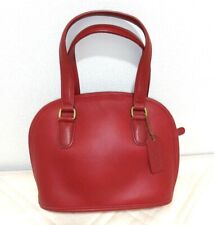 Extremely Rare Made In USA Old Coach 9959 Shoulder Bag Red Vintage Used(VG) picture