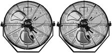 2PACK Simple Deluxe 18'' Industrial Wall Mount Fan 3Speed Ventilation Metal Fan picture