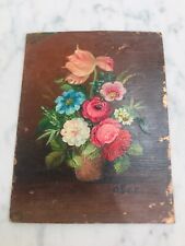Antique Miniature Painting On Copper Old Copper Painting picture
