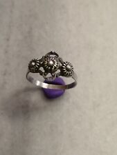 Antique Rare Late Medieval Silver  Ring  US- 10 picture