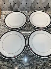 Noritake Ivory China Etienne #7260 Dinner Plate Set Of  4 Excellent picture