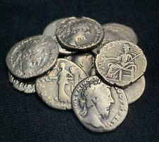 ONE RANDOM QUALITY SILVER ANCIENT ROMAN DENARIUS COIN - 1500+ YEARS OLD picture