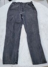 Vintage Ozark Mountain Jeans Waist 32 Black Denim Pants Made In USA picture