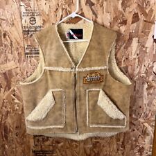 Vintage Granger Chewing Tobacco Sherpa Lined Vest  picture