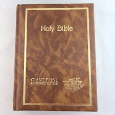 Vtg. KJV HOLY BIBLE Giant Print Reference with Index Concordance Today Inc. 1976 picture