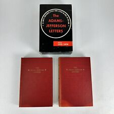 The Adams Jefferson Letters 1st Ed Original 2 Volume Book Set Slipcase Vtg 1959 picture