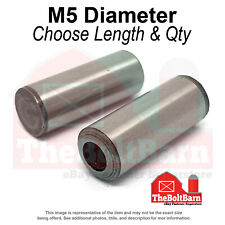 M5 Metric Pull-Out Dowel Pins Alloy Steel Plain (Choose Length & Quantity) picture