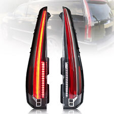 Pair LED Tail Lights For Cadillac Escalade/ESV 2007-2014 Built-in Clear Lens picture
