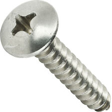 #4 Truss Head Sheet Metal Screws Self Tapping Phillips Stainless Steel All Sizes picture