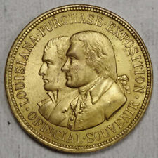 HK-302, 1904 Louisiana Purchase Exposition Official Medal, Yellow Bronze, Choice picture