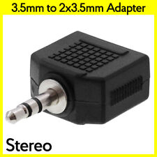 3.5mm Plug to 2 x 3.5mm Jack Adapter AUX Stereo Splitter One to Dual 3.5mm Audio picture