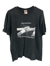 Vintage Single Stitch 1997 Dave Black Gymnastics T-Shirt Men's Size M picture