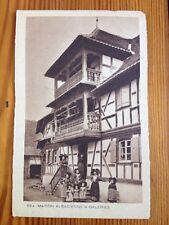 Antique Alsace France Alsacienne Schlupfkapp Traditional Costumes Postcard picture