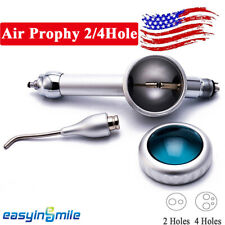 Dental Polisher Air flow Polishing prophy jet Handpiece teeth sand white2/4Holes picture