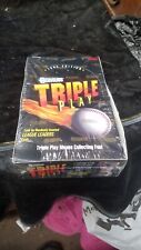 1993 Donruss Triple Play Factory Sealed Box 24 Packs New League Leaders picture