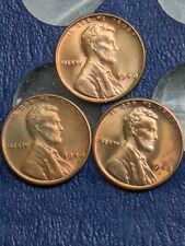1940 P,D,S (3 Coins)  lincoln Uncirculated cent wheat This Exact Coin Set Refalb picture