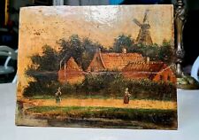 DUTCH SCHOOL : Anonymous, oil painting on wooden panel, 19th century or older picture