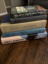 Lot Of Classic Books Hemingway Dickens Verne Shakespeare And More Vintage Decor picture