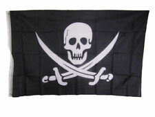 3x5 Jolly Roger Pirate Calico Jack Rackham Flag 3'x5' Banner Brass Grommets 100D picture