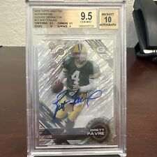 2015 Brett Favre Topps High Tek #72 Clouds Diffractor Auto 18/25 Packers picture