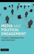 Media and Political Engagement: Citizens, Commun, Peter Dahlgren, Very Good picture