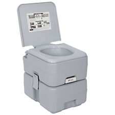 Portable Toilet 6.6 Gallon 20L Flush Travel Camping Outdoor Indoor Commode Potty picture