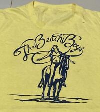 Vintage The Beach Boys 70s Yellow color shirt graphic hot shirt Unisex picture