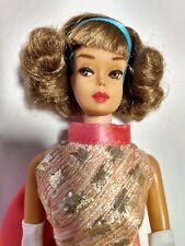 VINTAGE BARBIE SIDE PART AMERICAN GIRL DOLL BROWNETTE REROOT ONE OF A KIND picture