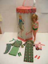 VTG BARBIE FRANCIE CARRYING CASE FRANCIE DOLL IN OUTFIT #1130 ALSO #1267 & 1250 picture