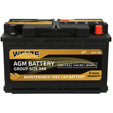Weize Platinum AGM Battery BCI Group 94R 12v 80ah H7 Size 94R Automotive Battery picture