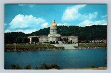 Charleston WV, West Virginia State Capitol, West Virginia Vintage Postcard picture