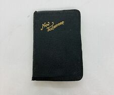 Antique 1924 The New Testament Holy Bible Pocket Size Thomas Nelson Soft 26 picture