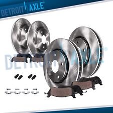 Front & Rear Disc Brake Rotors + Ceramic Brake Pads for VW Beetle Golf Jetta picture