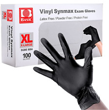 10-2000pcs  Black Vinyl Gloves -S M  L  XL picture