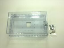 Clear Plastic Thermostat Cover Box w/ Key Lock Tamper Proof Large Size Security picture
