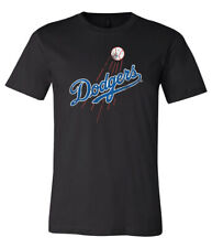 Los Angeles Dodgers Main Logo Distressed Vintage logo T-shirt 6 Sizes S-6XL picture