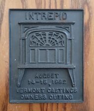 Vermont Castings Intrepid Cast Iron  Owners Outing August 14-15 1982 Paperweight picture