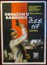 1964 Original Movie Poster Panic Bangkok OSS 117 Andre Hunebelle Hossein Rare YU picture
