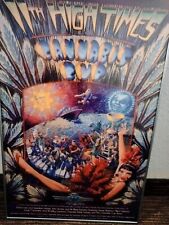 Rare 11th Annual High Times Cannabis Cup Poster 1999- never mounted. Pro Framed picture