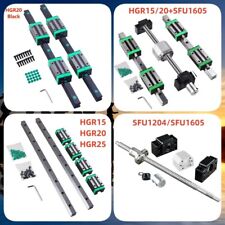 HGR15 HGR20 HGR25 Linear Guide Rail + SFU1605 SFU1204 Ball Screw Kit For CNC 3D picture