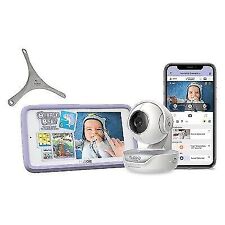 Hubble Connected Nursery Pal Deluxe 5 in Smart HD Wi-Fi Video Baby Monitor -... picture