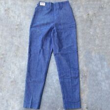 DEADSTOCK NWT Vintage 1960's Levi's Stretch Ranch Western Side Zip Dark Jeans picture